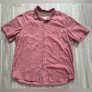 Woolrich Men's Casual Button Down Shirt - Red XL